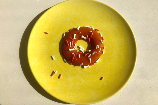 Oranje donut